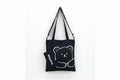 Elite black Canvas Tote Bag