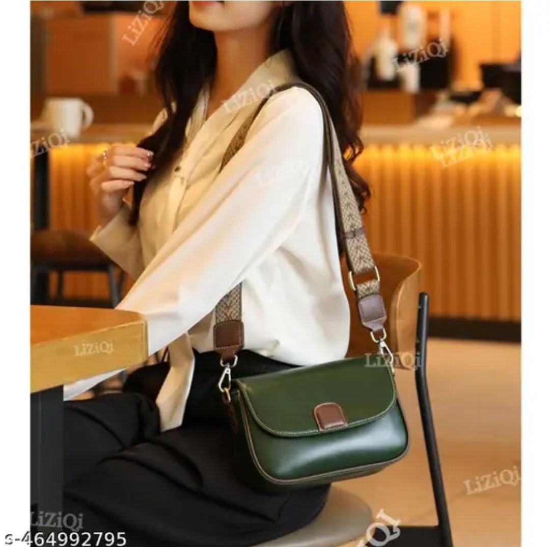 Lizqi green sling bag